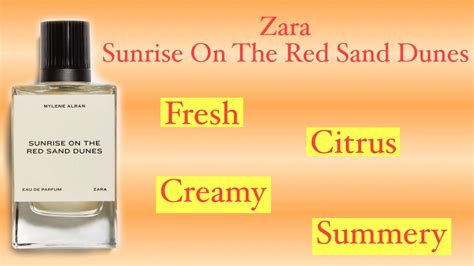 sunrise on the red sand dunes zara|dior sauvage zara dupe.